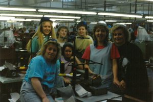 Staff at Corah's factory