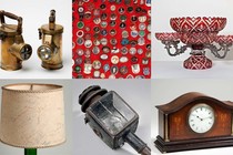 a montage of objects from the museum